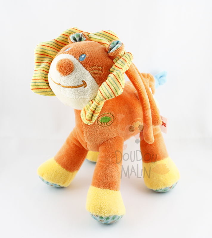  jungle musical box lion orange yellow 